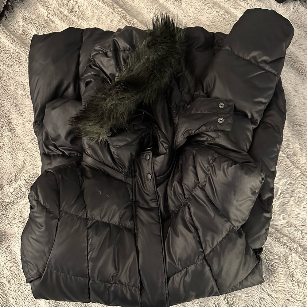 UNIQLO Knee Length Down Puffer Coat - Size M